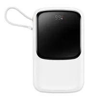 Carregador Portátil Baseus PPQD020002 10.000MAH IP Edition 30W - White