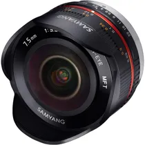Lente Samyang Micro MF CSC 4/3 MF 7.5MM F3.5 MFT