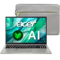 Notebook Acer Aspire Vero 16 AV16-51P-7063 16" Intel Core Ultra 7 155U 16/512GB W11H - Cobblestone Gray + Estojo