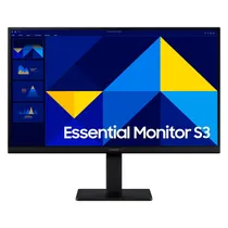 Monitor Samsung Essential S3 LS22D300GALXZS 22" Full HD 100HZ Ips - Preto