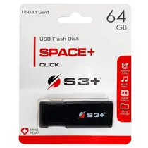 S3+ Pendrive Space+ S3PD3109064BK-R 64GB