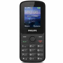 Celular Philips E2101 DS 1.8" Quad Band - Preto (Caixa Feia)