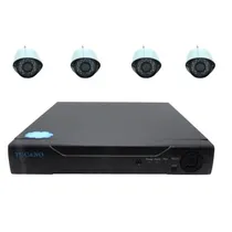 Kit DVR Tucano TC-K04 com 4 Câmeras 8 Canais