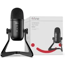 Fifine Micrófono K678 Condenser USB Black