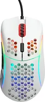 Mouse Gamer Glorious Model D RGB - Glossy White (com Cabo) (Caixa Feia)
