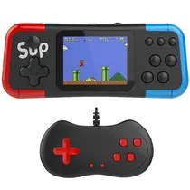 Console Portátil Game Box Sup A12 de 3" com 666 Jogos - Vermelho/Azul (Espanhol/Inglês/Chinês)