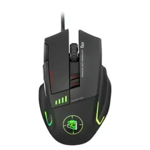 Mouse Gamer Elg MGSP Sniper Pro - com Fio - 6400 Dpi - 8 Botões - Preto