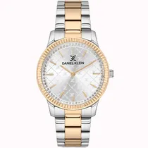 Relógio Feminino Daniel Klein DK.1.12540-4 - Prata/Dourado