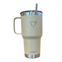 Hydrate Vaso 724416 c/Pajita 887ML Beige