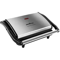 Sanduicheira e Grill Britânia Press BGR27I 850 Watts 220V ~ 50/60 HZ - Prata/Preta