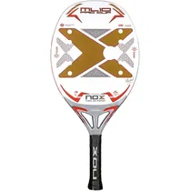 Nox Paleta Beach ML10 Pro Cup 22 Fibra de Vidrio Forma Redonda Blanco/Rojo