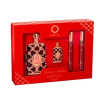 Kit Perfume Orientica Amber Rouge Unissex 4PCS