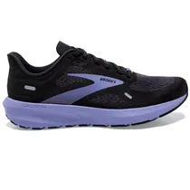 Tênis Brooks Feminino Launch 9 10 Preto/Roxo - 1203731B060
