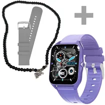 Relogio G-Tide Q1 com Bluetooth - Purple + Pulseira