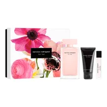 Kit Narciso Rodriguez For Her MD24 - 3 Em 1 - Perfume Edp 100ML + Perfume Edp 10ML + Loção Corporal 50ML