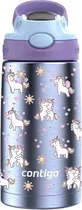 Garrafa Térmica Contigo Aubrey Kids 384ML - Roxo Unicorn