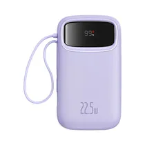 Cargador Portátil Inalámbrico Baseus QPOW2 Dual Fast PPQD3-10 P10055003513-00 10.000 Mah Nebula Purple
