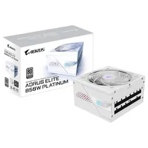 Fonte 850W Gigabyte GP-AE850PM PG5 80+ Platinum Full-Modular ATX3.1 PCI-Exp 5.1 Ice White