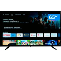 Televisão Smart LCD Vizzion LE65GFU 65" 4K Wifi - Preto