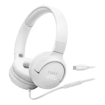 Fone JBL Tune T520C USB-C White JBLT520CWHTAM