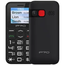 Celular Ipro F183 / Dual Sim / 1.8" / Câmera VGA / Radio FM - Preto