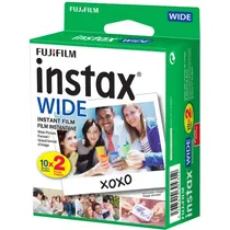Fujifilm Film p/ Instax Wide Papel Pack 20 Unidades Blanco