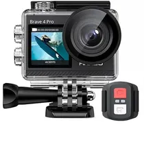 Câmera de Ação Akaso Brave 4 Pro 20MP 4K com Wi-Fi - Preta