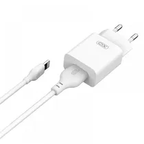 Carregador Xo L99 USB-A/2.4A/com Cabo Microusb - Branco