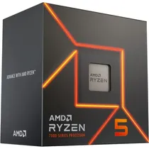 AMD Cpu AM5 Ryzen 5-7600 Metal 5.1GHZ 38MB 100-100001015BOX s/C
