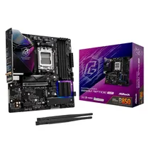 Placa Mae Asrock B850M Riptide Wifi DDR5 Socket AM5 Chipset AMD B850 Micro ATX