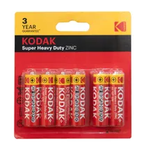 Pilha de Zinco AA Kodak Super Heavy Duty X 4+2