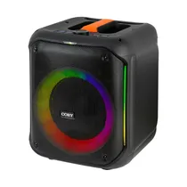 Speaker Caixa de Som Coby CY3360-815-40SB / USB / SD / Aux / Bluetooth / 40W RMS / 8" - Preto