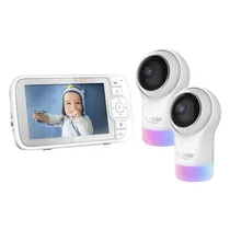 Babá Eletrônica Hubble Nursery PAL Glow+ Twin Wifi 5" Alexa - Branco