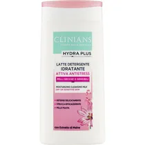 Creme Limpador Clinians Hydra Plus Latte Detergente Idratante Attiva Antistress Pelli Secche O Sensibili - 200ML