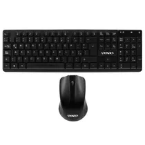 Teclado e Mouse Sate AK-741G Wireless Português Preto