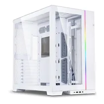 Gabinete Gamer, Aquario, Lian Li 011 Dynamic Evo 011DEW, Mid Tower, e-ATX, Frontal e Lateral Vidro Temperado, Sem Fans, Branco
