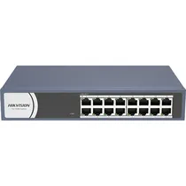 Switch Ethernet Hikvision DS-3E0116R-O 16 Portas 10/100MBPS