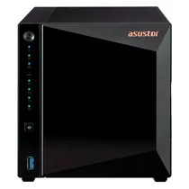 Servidor Nas Asustor AS3304T Realtek RTD1296 Quad Core 4 Baias - Preto