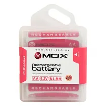 Pilha AA Recarregavel Mox AA X4 4300MAH
