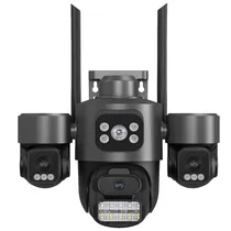 Camera de Seguranca Mannatech SWD2381-F1 Smart Wi-Fi / 360 - Preto / Cinza