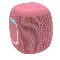 Alto Falante Ecopower Ep- S111 USB/ SD/ Aux/ BT/ IPX5- Rosa