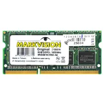 Memória para Notebook Markvision, DDR3L 8GB (1X8GB), 1600MHZ, So-DIMM, MVD38192MSD-A6, Verde