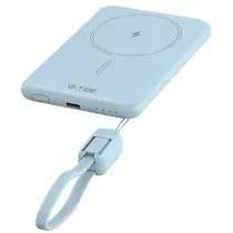 Cargador Portátil Wireless G-Tide Slim 01 5.000 Mah Salida USB-C – Azul