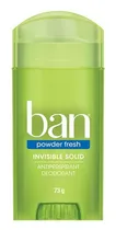Desodorante Ban Powder Fresh 24H Invisible Protection 73G