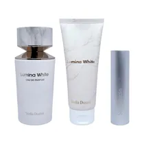 Kit Stella Dustin Lumina White Gift Set - 3 Em 1 - Perfume Edp 100ML + Loção Corporal 100ML + Refil Recarregável 5ML