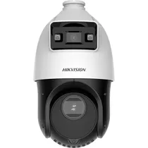 Câmera de Vigilância IP Hikvision Acusense Tandemvu PTZ DS-2SE4C425MWG-e(14F0) 4+4MP Quad HD - Branco