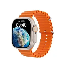 Relogio Smartwatch Microwear W68+ 44MM com Bluetooth - Laranja