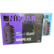 Pod Descartavel Nikbar Ice Nic 40K 40000 Puff - Frozen Strawberry