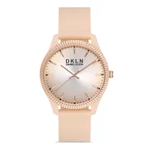 Relogio Analógico Masculino Daniel Klein DK.1.12767-4 DKLN Gents / Pulseira de Silicone - Bege