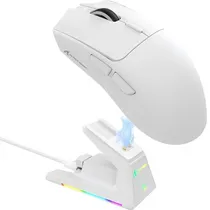 Mouse Attack Shark X1 1K Wired+2.4G+BT White PAW3395